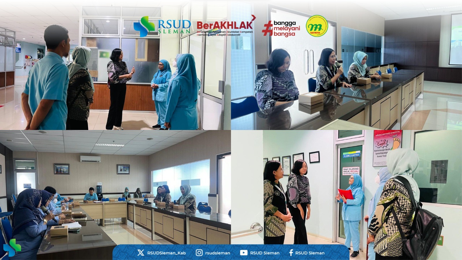 Lembaga Akreditasi Mandiri Perguruan Tinggi Kesehatan Kunjungi RSUD Sleman